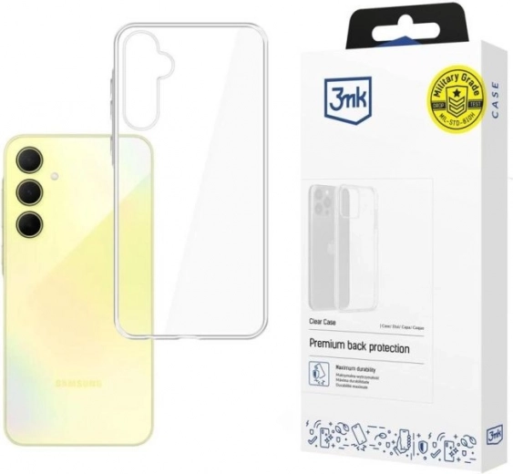 Funda transparente Clear Case para Samsung A35 5G