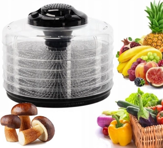 Deshidratador de alimentos de 5 niveles 350 W 32 cm