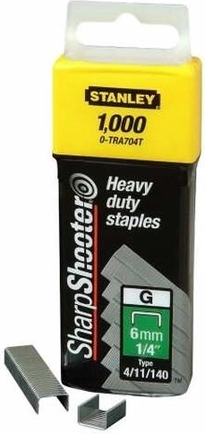 Grapas STANLEY 8 mm, 1000 uds