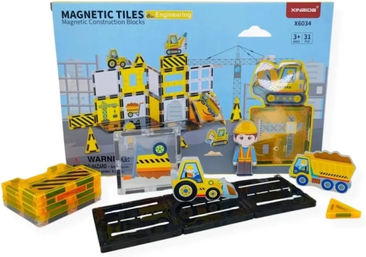 Magical Magnet juego de construcción magnético obra (31 piezas)