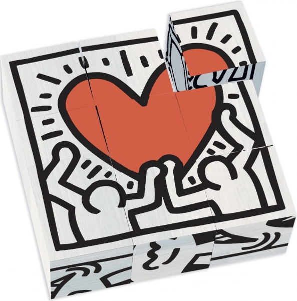 Cubos de madera Vilac Keith Haring