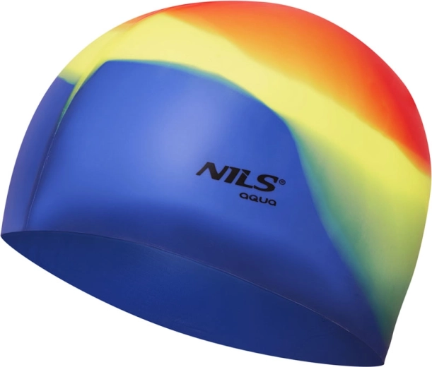 Gorro de natación de silicona NILS Aqua Multicolor