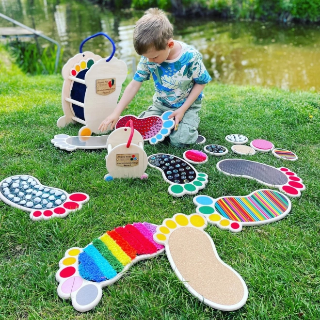 Juego de huellas y círculos sensoriales II