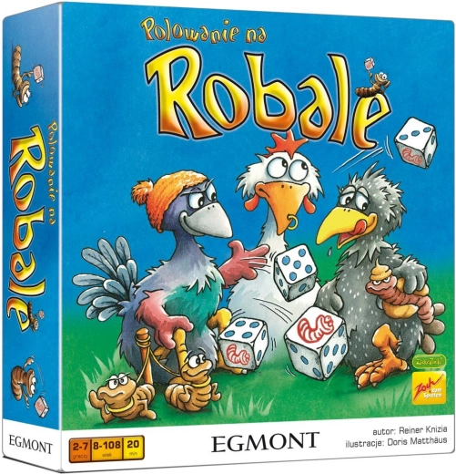 Polowanie na Robale – divertido juego de dados para toda la familia