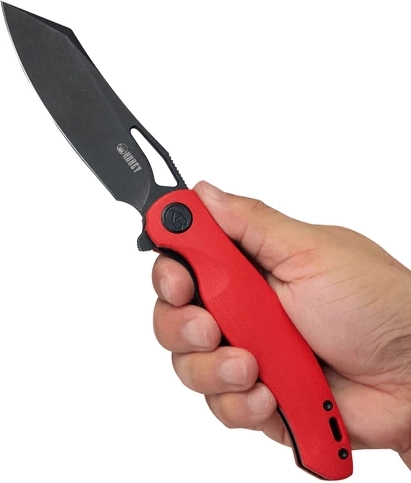 Resistente empuñadura roja de G10