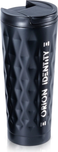 Taza térmica de acero inoxidable 500 ml – negra ORION