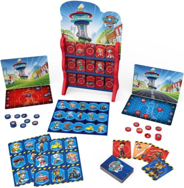 Juego de mesa Torre de control PAW PATROL – set de 8 juegos clásicos