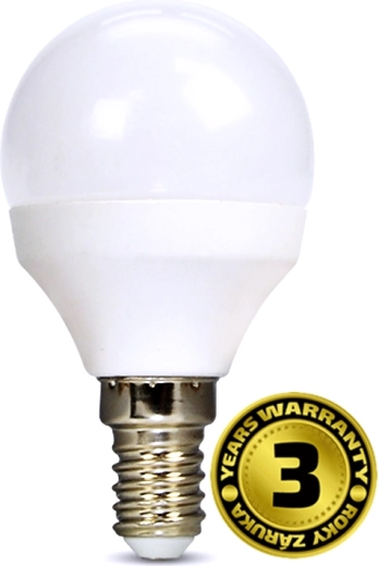 Bombilla LED miniglobo Solight E14 6 W 4000 K 510 lm blanca