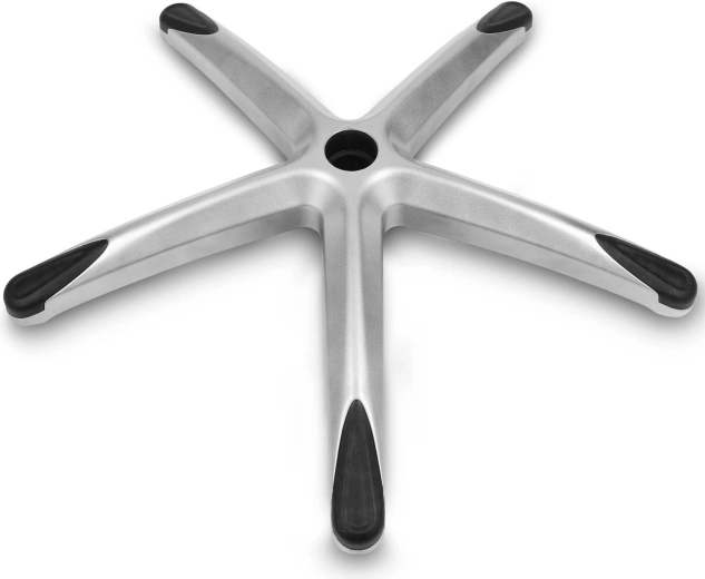 Cruz de nylon Sofotel para silla de oficina, plateada
