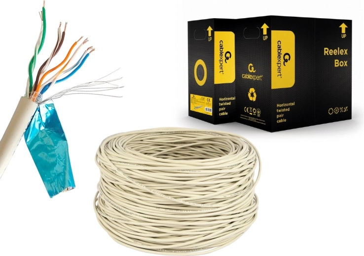 Cable FTP apantallado Cat 5e CCA de 305 m