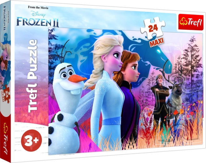 Puzle MAXI de 24 piezas FROZEN 2 – Aventura mágica