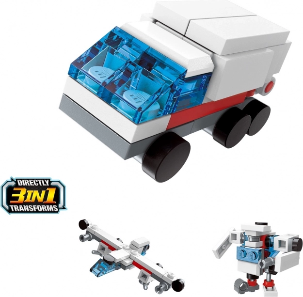 Juego de construcción Coche de Rescate Qman Carrier 3 en 1