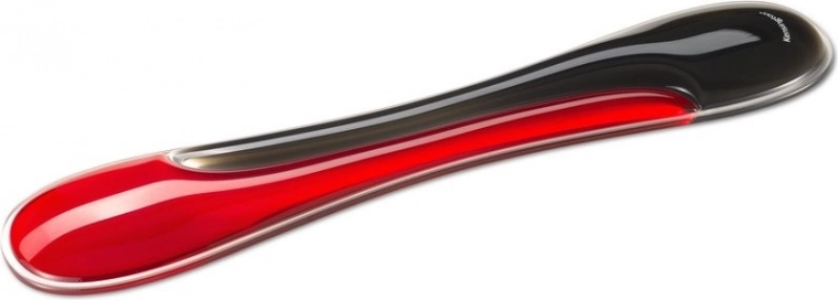 Reposamuñecas de gel para teclado Slim Duo Gel rojo