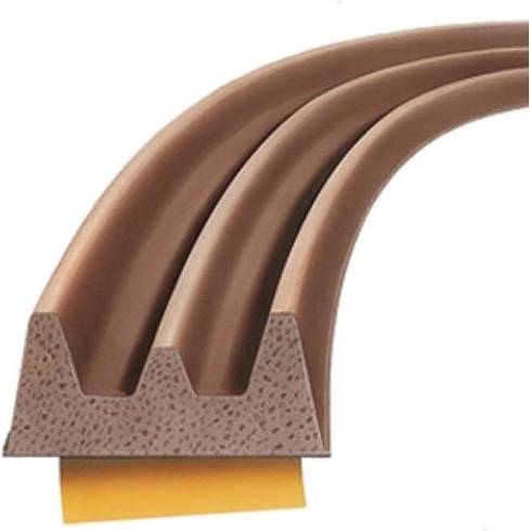 Burlete para ventanas y puertas E 9×4 mm marrón, 100 m