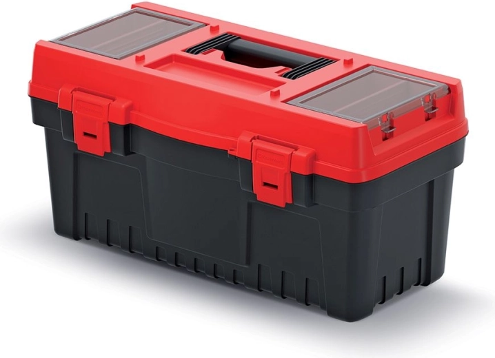 Maletín para herramientas EVO, 548 × 274 × 286 mm, rojo