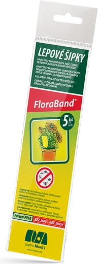 Flechas adhesivas contra plagas Flora Band (5 uds.)