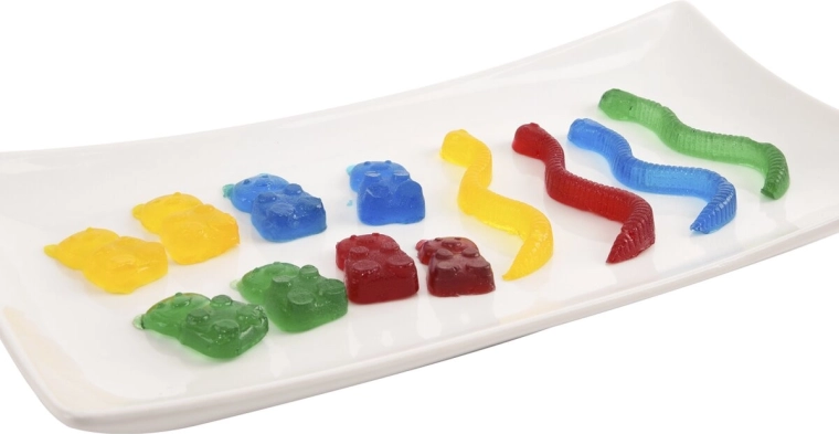 Ideal para caramelos de goma caseros