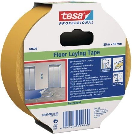 Cinta adhesiva universal para alfombras TESA 50 mm × 25 m
