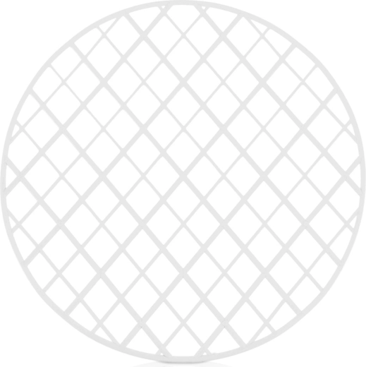 Alfombrilla protectora redonda para fregadero 32,5 cm blanca