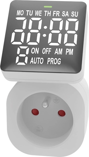 Solight interruptor horario digital para enchufe