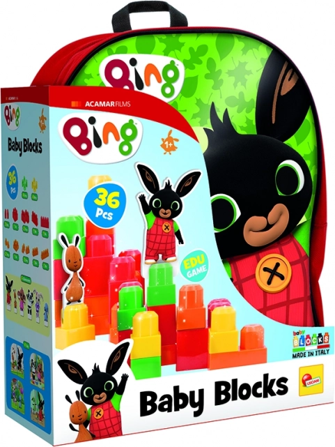 Juego de construcción en mochila Bing, 32 piezas