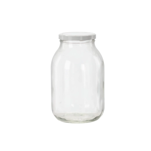 Tarro de 3 l con tapa de 100 mm Chomik, set de 2 uds.