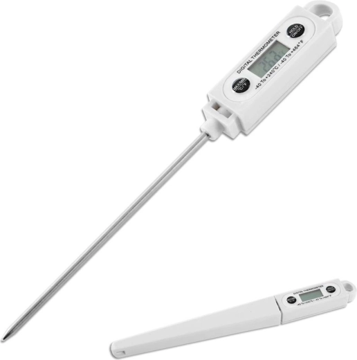 Termómetro de cocina electrónico de punción con sonda de 20 cm