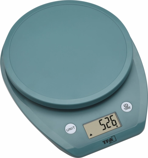 Báscula de cocina digital TFA MOCHI, turquesa