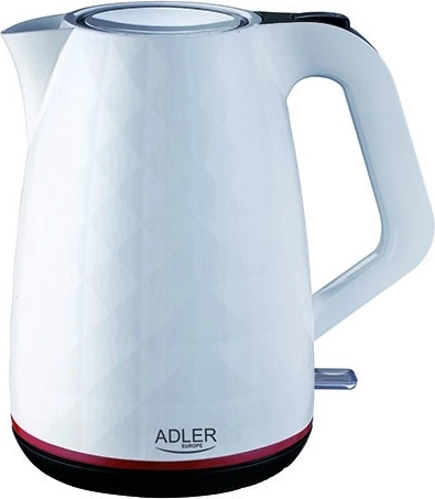 Hervidor eléctrico Adler AD 1277 de 1,7 l, blanco
