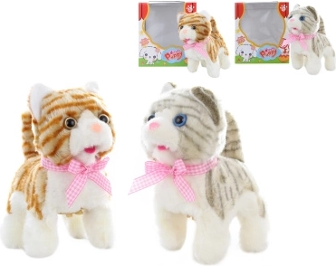 Gatita de peluche caminante con sonido