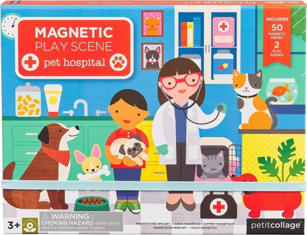 Juego magnético: Clínica veterinaria para niños