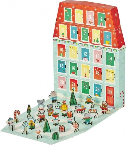 Calendario de Adviento navideño PETIT COLLAGE