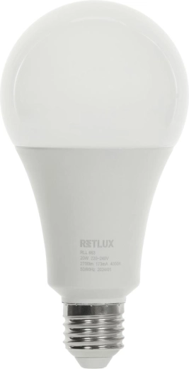 Bombilla LED RETLUX E27 20 W 4000 K 2700 lm