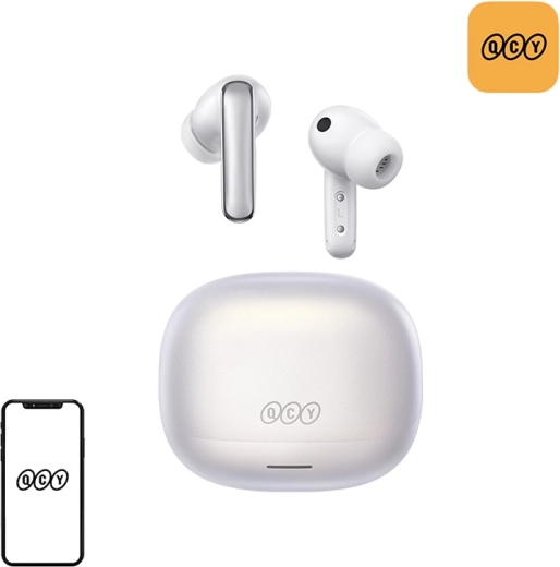 Auriculares inalámbricos QCY MeloBuds N65 blancos