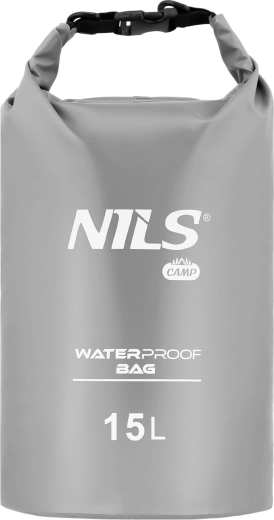 Bolsa impermeable NILS Camp 15 l gris