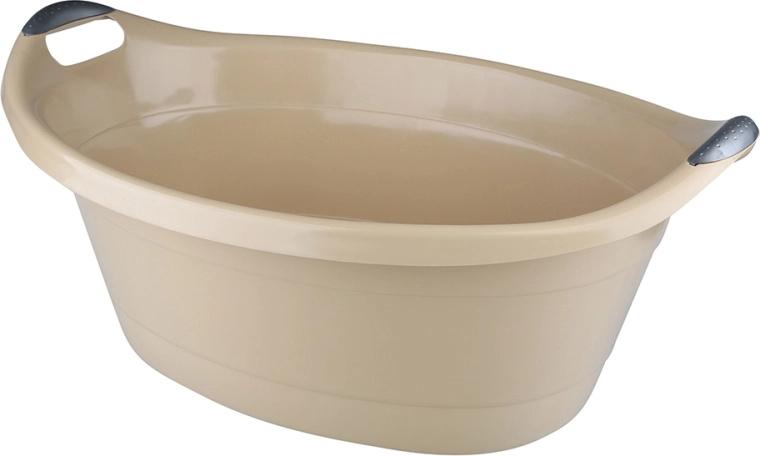 Palangana ovalada 40 l beige
