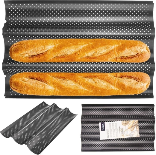 Corteza crujiente gracias a la perforación