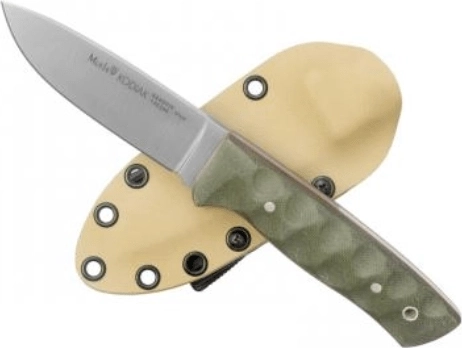 Cuchillo de caza Muela Kodiak 10 cm Micarta verde con funda Kydex