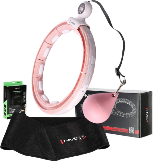 Set de hula hoop inteligente de masaje con contador y imanes + cinturón adelgazante HMS BR163 Plus Size