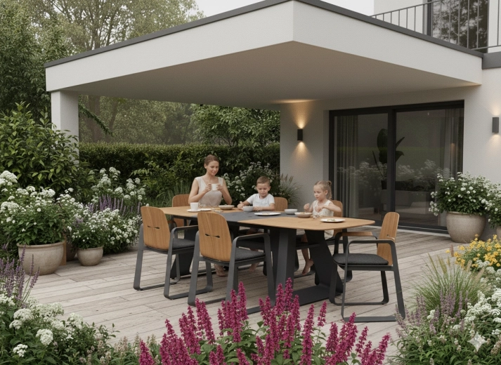 Construcción de aluminio ligera y resistente