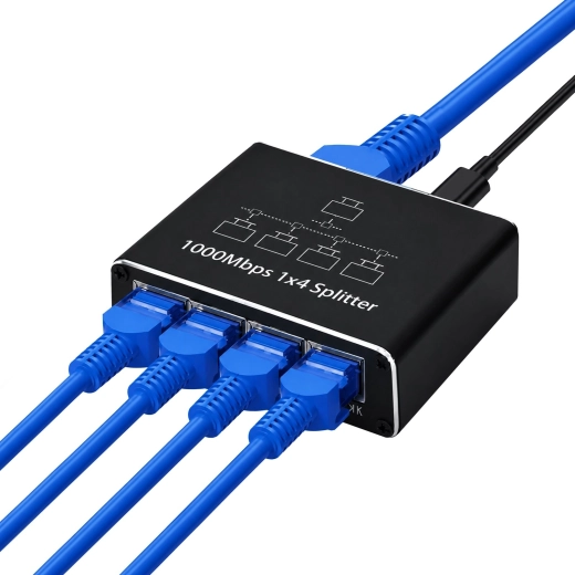 Conmutador Ethernet Gigabit RENEW FORCE 1×4