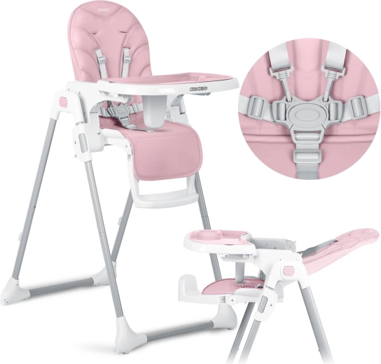 Silla de comedor infantil Ricokids Tulo rosa