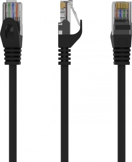 Cable patch Cat 6 UTP 1,5 m negro