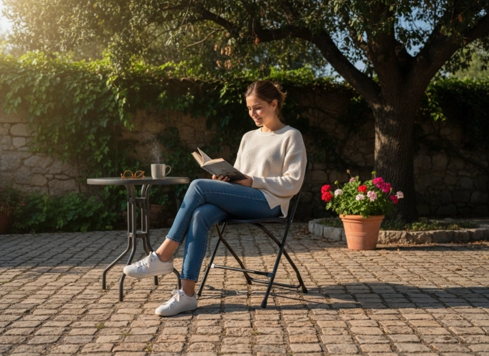 Comodidad en la terraza y en el jardín
