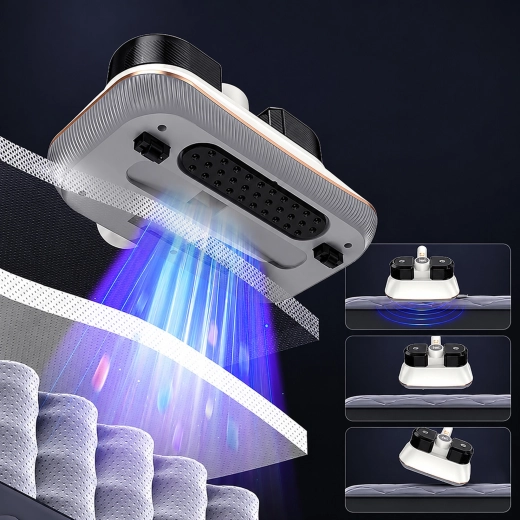 Luz UV para enfatizar la limpieza de la superficie