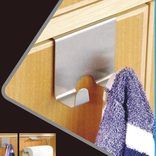 Doble gancho colgante de acero inoxidable 6,7 × 7,2 × 4,5 cm