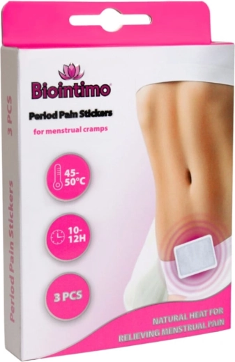 Biointimo parche térmico contra el dolor menstrual (3 uds.)