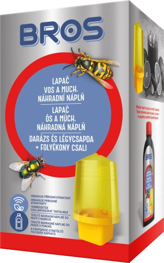 Bros trampa para avispas, avispones y moscas – recambio 200 ml