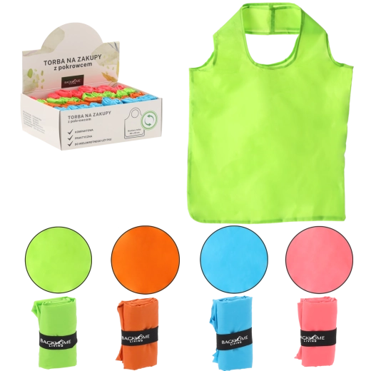 Bolsa de compra de polipropileno 46 × 43 cm, surtido de colores