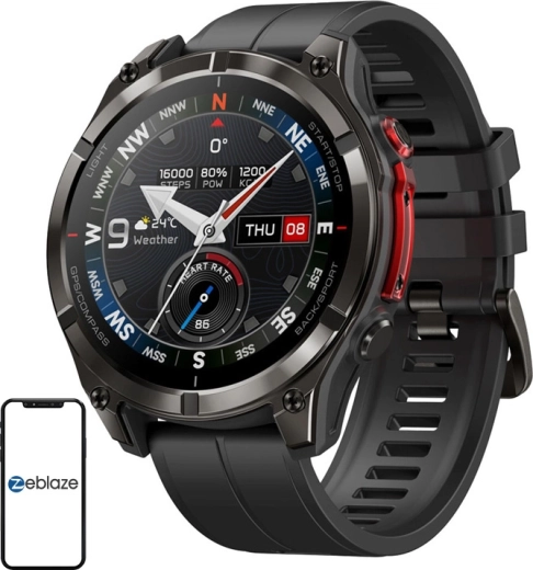 Zeblaze Stratos 4 Pro reloj inteligente outdoor negro